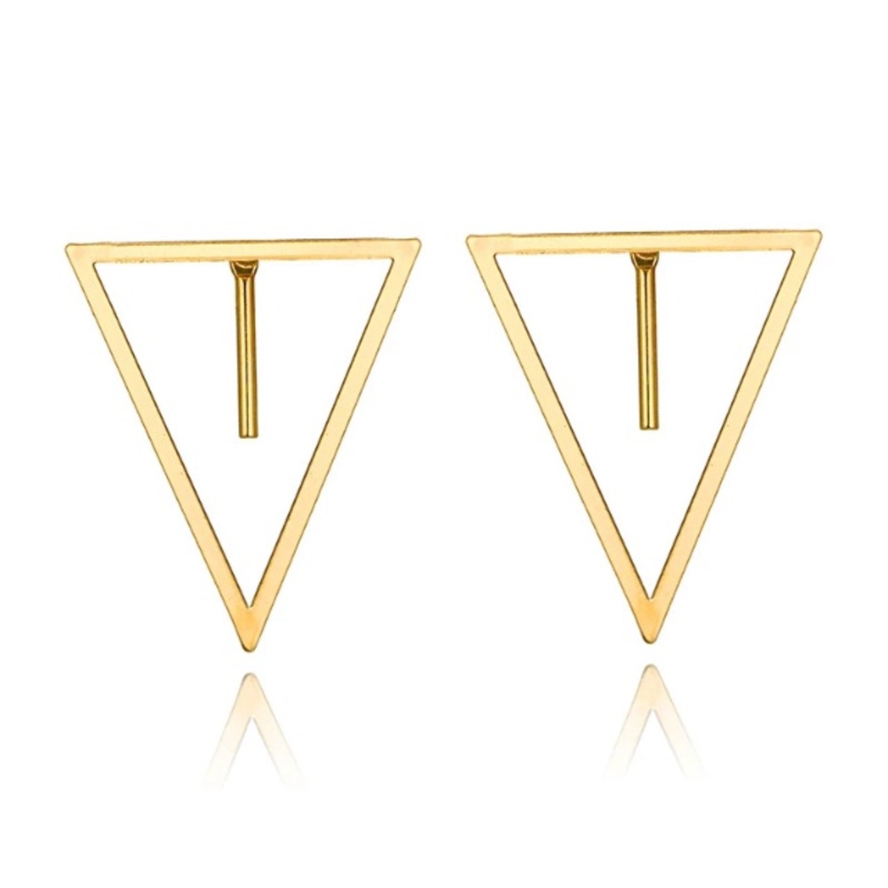 NEW!๐๐TRIANGLES! MINIMALIST MODERN!๐๐GOLDEN! - Picture 2 of 8